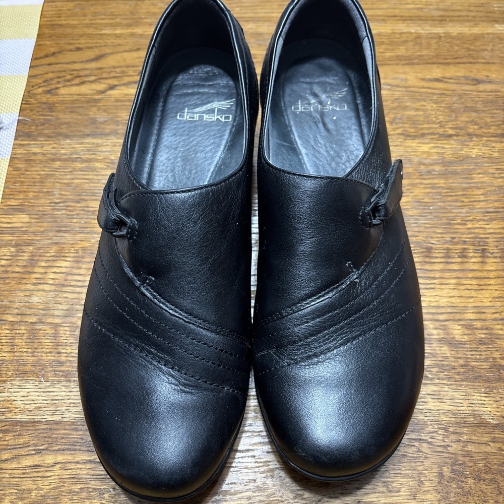 DANSKO Franny Womens 40‎ Leather Slip On Flat Shoes #5510020200 Us 9-9.5